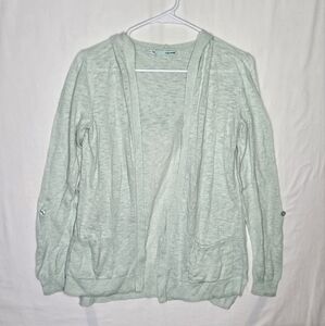 Lightweight Hoodie Cardigan Green Large Women Cottagecore Spring Softgirl Cotton